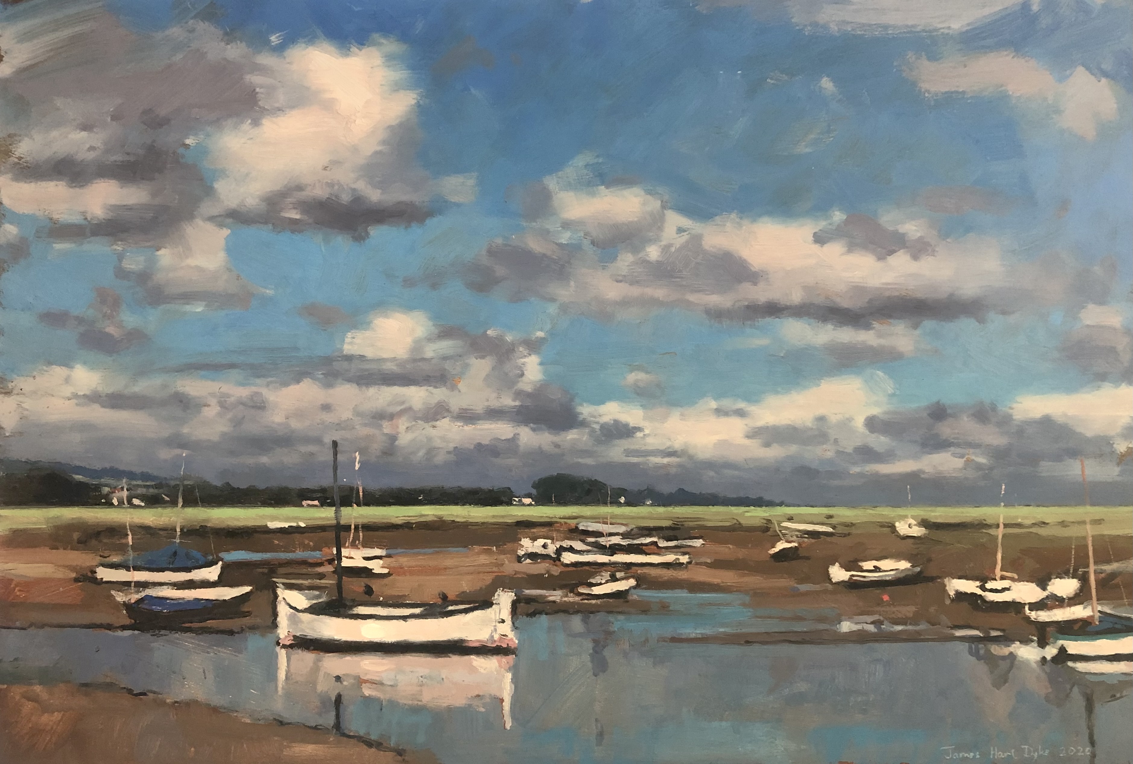Boats, Burnham Overy Staithe, North Norfolk, 2020